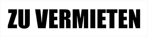 KIWISTAR - Werbeplane - Zu vermieten - 150cmx50cm - Plane Banner Gerüstplane