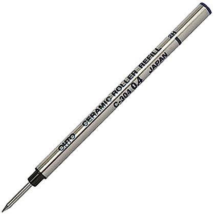 Ohto C-304P Ceramic Roller Ball Pen Refill - 0.4 mm - schwarz