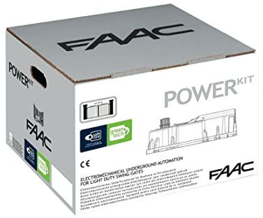 Faac power kit 106746445 green con due attuatori , motore interrato per cancello a battente