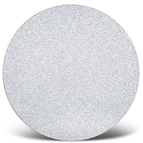 MENZER White Dischi abrasivi velcrati, 225 mm, p. Levigatrici per muri, Corindone normale (25 Pz.) G400