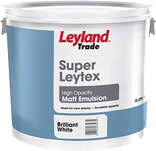 Leyland Trade Super Leytex Matt 15L Brilliant White