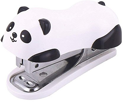 XCSSKG Niedlicher Panda-Mini-Tacker und Heftklammer, handliches Heftgerät für Büro und Zuhause