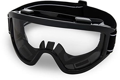 DEX FIT - Gafas de seguridad, antivaho y antiarañazos, con protección ocular Z87 SG220A y SG220B, para muchos trabajos (lente/montura negra)