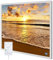 Hocosyme Chauffage Infrarouge 300 Watts - Atteignez un Maximum de 120 Degrés Celsius en 3 Minutes - avec Thermostat Tactile - Surface de Modèle de Plage - TÜV - 10 Ans de Garantie