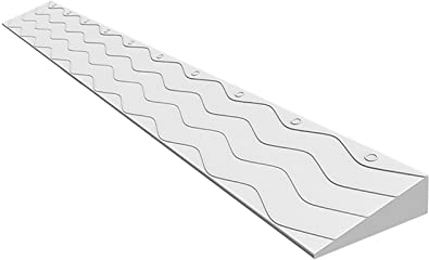 Tragbare Türschwellenrampen, Rampe Rollstuhl, Kunststofframpe zum Kehren von Roboterrollern und Fahrrädern (Color : A, Size : 100x10x4cm)