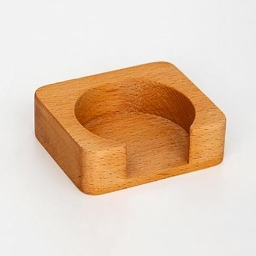 Soporte para filtro de café, soporte para filtro de papel expreso, contenedor de almacenamiento de filtro de café, dispensador de filtro de café de madera, compatible con filtros de papel desechable