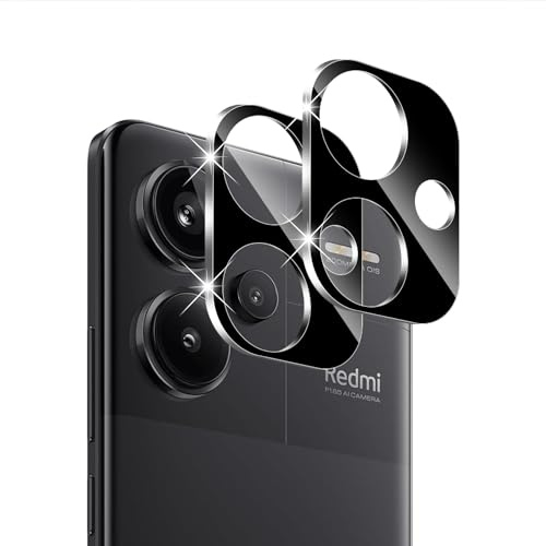 Holilo Protector de Pantalla de Cámara para Xiaomi Redmi Note 13 Pro Plus 5G, 2 Piezas 9H Dureza HD Sin Burbujas Anti-Arañazos Cristal Vidrio Templado Lente Cámara Protector Camara