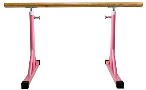Tragbare Ballettstange, freistehende verstellbare Stange für Dehnungs-, Balance-, Tanz- oder aktive Workouts, geeignet für Kinder und Erwachsene(Pink 1 m)
