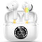 Wireless Earbuds, Bluetooth 5.4 Headphones with 4 ENC Noise Cancelling Microphone, Ear buds with HiFi Stereo Deep Bass, Bluetooth Earphones 48H Playtime LED Display, IP7 Waterproof, Snow White