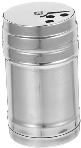 TIDTALEO Spargipepe in Acciaio Inossidabile Dispenser Per Condimenti Da Cucina Contenitore Portatile Per Spezie Con Riutilizzabile e Sicuro Da Usare