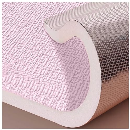APMOE Isolation Thermique à L'humidité Rouleau Papier Peint Autocollant Mural 9 mm d'épaisseur Supplémentaire, Imperméable Coussin Mural pour Chambres/Salons