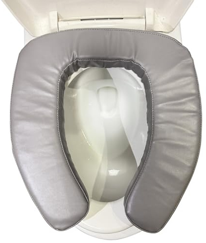 Quorvex Toilettensitzerhöhungen für Senioren - Rutschfeste Ergonomische Unterstützung - Erhöhter Toilettensitz Für Senioren - für Badezimmer Zuhause Reisen Krankenhaus
