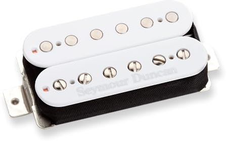 Seymour Duncan TB-4JB-W Humbucker Single Size JB Trembucker Tonabnehmer für E-Gitarre Weiß