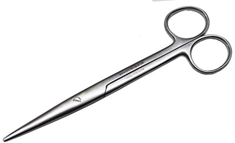 Verbandschere, Pflasterschere, Rettungsschere, gerade, abgerundet, 15 cm -VS5