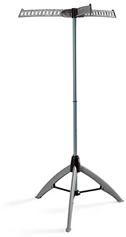 TS Exclusiv Kleiderständer Wäscheständer 132cm Garderobenständen Wäschespinne für bis zu 33 Kleiderbügel