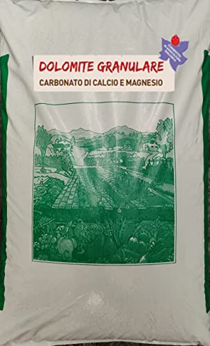 Vialca Dolomite GRANULARE 25KG CARBONATO di Calcio E MAGNESIO CONCIME CORRETTIVO Consentito in Agricoltura Biologica