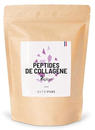 Peptides de Collagène Peptan | Complément Alimentaire Sport | Collagène, Acides Aminés, Protéine | Produit Breveté | Sans OGM ni Additifs | Sachet de 310g | 1 Mois | Made in France | Nutripure