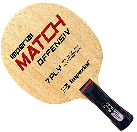 Imperial Match Offensiv | Schnelles & Kontrolliertes Tischtennisholz mit Koto-Außenfurnier | Ideal für Offensivspieler, Konter & Blockspiel | Wettkampf, Hobby & Freizeit