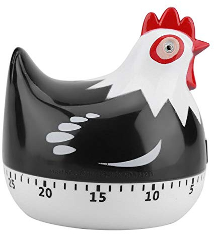Novelty Chicken Cartoon Kitchen Timer Cooking Timer Cute Timer Reminder Pattern Rotating Alarm Countdown Baking Timer for Cooking Baking(1#)