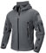 CARWORNIC Men's Tactical Fleece Jacket Warm Winter Military Hooded Jacket Outdoor Sport Hiking Coat