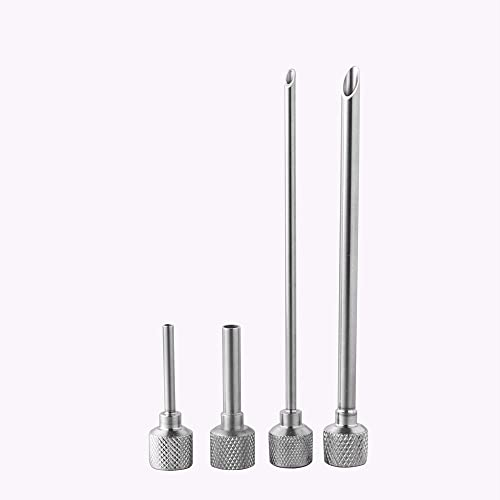 A Variety of Spare Parts and Accessories for Whipped Cream Dispenser - Injector Tips Set of 4-304 Stainless Steel