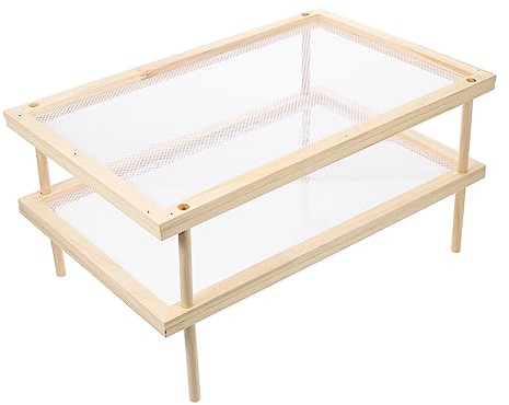 TOPBATHY Rastrelliera Per Spaghetti in Legno Rastrelliera Per Riporre Gli Spaghetti Scolapasta Per Essiccare Per Cucinare La Pasta
