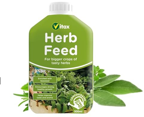 Vitax Liquid Herb Feed. Concentrated 500 ml - Makes 112 Litres of feed