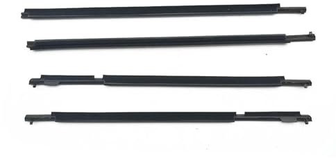 FURREN Fenster- und Türdichtungen Autos 4 STÜCKE Auto Fenster Glas Versiegelt Streifen Seite Fenster Wheatherstrip Für Toyota Für Prado 2010-2018 Kantenschutz Autotür