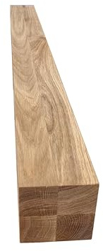 Eichen-Tischbeine 87 x 8 x 8 cm ohne Imprägnierung 1 Stück Holzbeine für Esstisch im Landhausstil