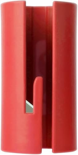 Wrapping Paper Cutter, Gift Wrapping Paper Cutter, Simple Fast Safe Paper Roll Cutter, Christmas Wrapping Paper Cutter Tool, Safer and Easier Cutting (Red)