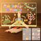Joellfuner Tableau Acrylique Lumineuse Message LED, Tableau D'Affichage LED avec Couleurs, Led Message Board, Tableaus D'écriture LED, Essuyable, avec Autocollant de Transfert, pour Enfants, Fille
