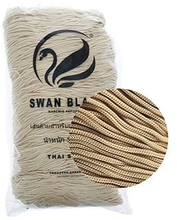 CORDINO SWAN BLACK 500 GRAMMI, ASSORTIMENTO ACCESSORI PER BORSE HANDMADE (CREMA)