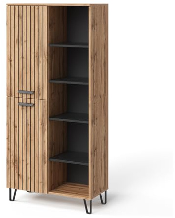 Vicco Garderobe Amber, Eiche Wotan, 80 x 172 cm