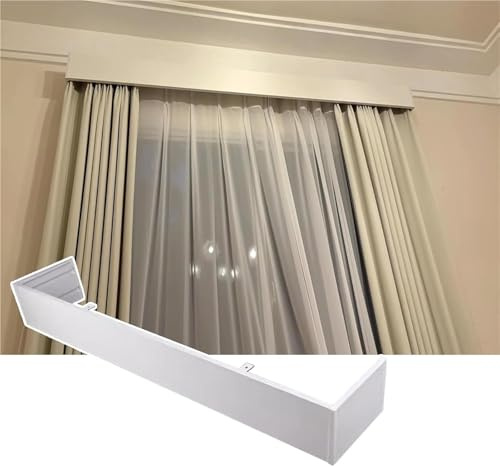 Curtain Pelmet Panel Without Track ， Venetian Blinds Roller Blins Curtain Pelmet Box Panel Cover(1.0M (3.3FT))