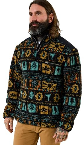 Joe Browns Men's Borg Zip Up Neck Funnel