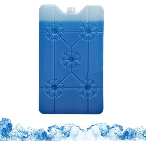 Accumulatori di ghiaccio per frigoriferi, refrigerante sottile e durevole, pacchetti di ghiaccio in gel per frigoriferi, per viaggi all'aperto, picnic, escursioni, cucina, bevande e succhi, latte