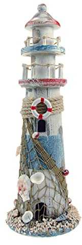 Lighthouse Decoration - 36 x 11.5 x 11.5centimeters
