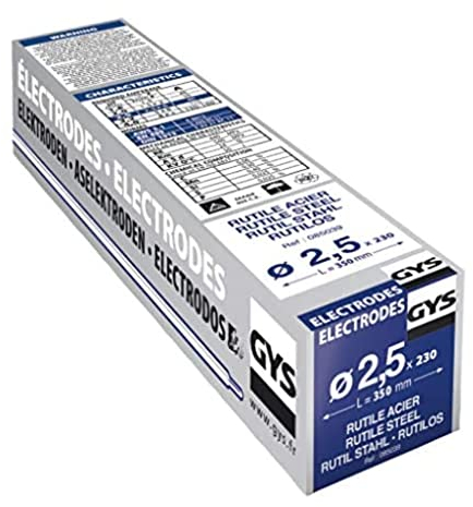 GYS Welding Electrodes 085039 2.5mm 4.46Kg Steel