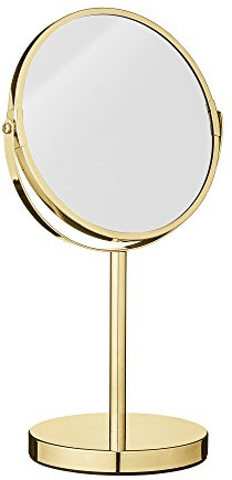 Bloomingville Kosmetikspiegel aus Eisen in der Farbe Gold mit einem Durchmesser von 20cm, 27168564