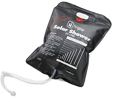 Hi-Gear Solar Shower 20L, Natural, One Size