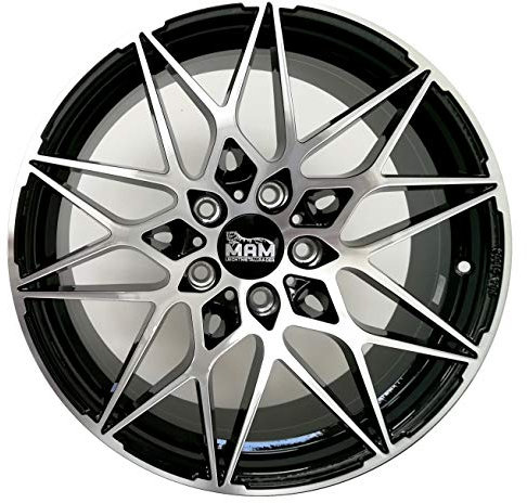 MAM B2 BD 1 CERCHIO IN LEGA 8J 18 5X120 ET35 72.6 PER BMW SERIE 3 E46 E90 93 F30 31 SERIE 5 F10 11 SERIE 4 COUPE X1 X3 X4