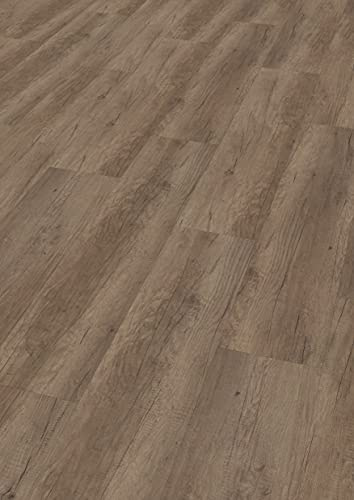 Egger Designboden GreenTec EHD029 Sereda Eiche (7,5mm, 2,542m²) | authentische Holzoptik | Einfache Verlegung durch CLIC It System | Robust & strapazierfähig, braun