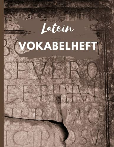 Vokabelheft Latein: Latein Vokabelheft A4 3 spalten mit 100 Seiten