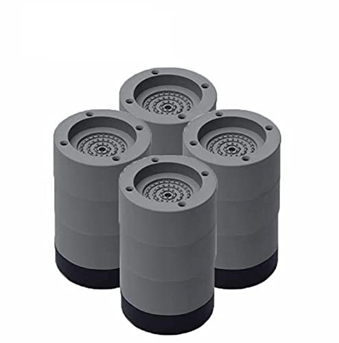 Waschmaschinen-Gummimatte 4 stücke Anti Vibration Füße Pads Gummi-Beine SlipStop Silent Skid Roiser Matte Für Waschmaschine Unterstützung Dämpfer Standzubehör (Color : Orange)