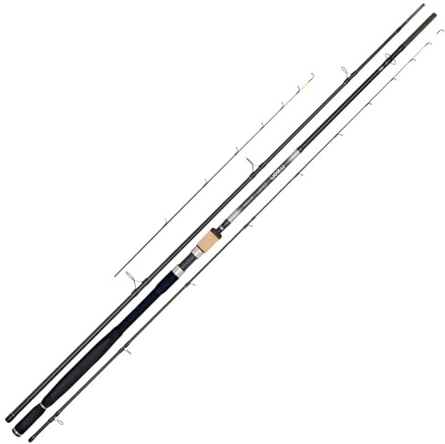 DAIWA N ZON Super Slim Power Carp, 3,66 m, 12 Pieds, 0-180 g, 5 pièces, Canne à pêche d’Alimentation, 11164-360