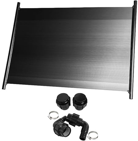 HAF® 1x Solarkollektor 300 x 60 cm ohne 3-Wege Solarweiche | Heizmatte für 10m³ Schwimmbecken bis zu 6°C Wassererwärmung | Solarheizung Pool Heizung beliebig erweiterbar | Qualität: Made in Europe