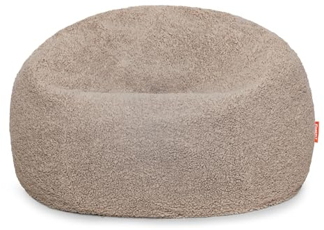 Funzy Sitzsack für Kinder aus Cord mit Schaumstoff-Füllung, Kindersitzsack für Mädchen & Jungen aus hochwertigen Materialien, ÖKO-TEX® 100 Standard Zertifiziert, 3 Jahre Garantie, Teddy Haselnuss