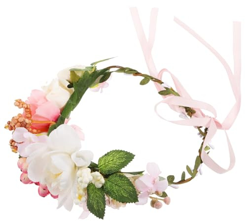 Beavorty Couronne De Mariage Délicate Ornement De Couronne Décoration De Guirlande