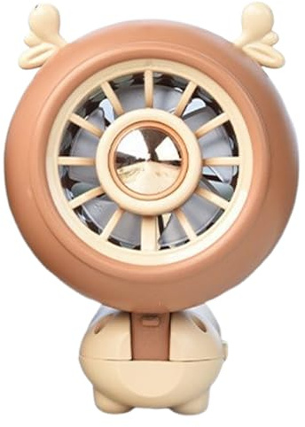 Portable Fan, Bear Foldable Travel Fan, Cute Rechargeable Wind Blower, Compact and Lightweight Design for Gym, Desk, Workout, Kids, Home, Camping, Commuting, Hiking, Outdoor