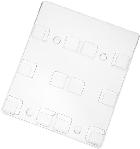 LOORGVEL Visitenkartenhalter Wand Und Tischmodell Mehrschichtig Organisches Glas Transparent Büro Organizer